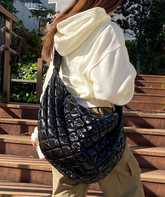 【ブラック（キルティング）】（柄1）