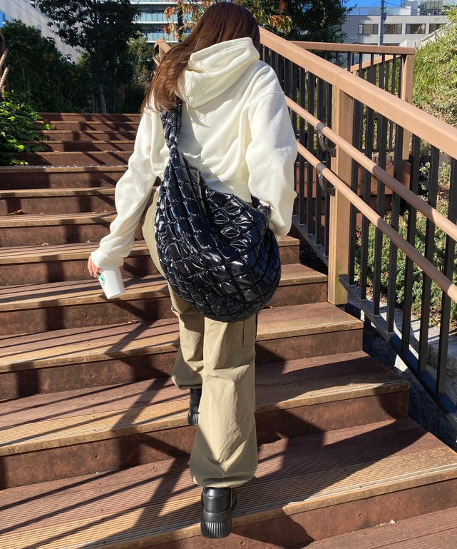 【ブラック（キルティング）】（柄1）