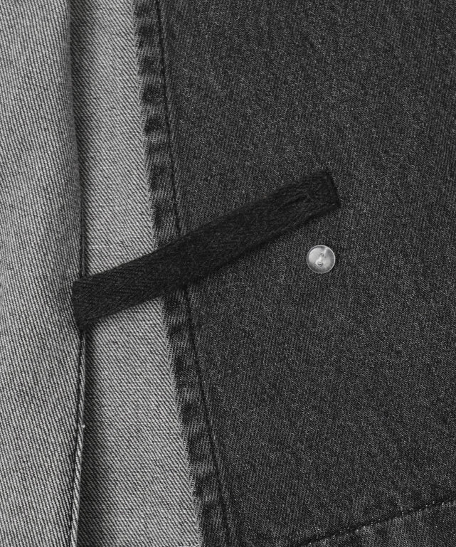 デニムラッププリーツスカート