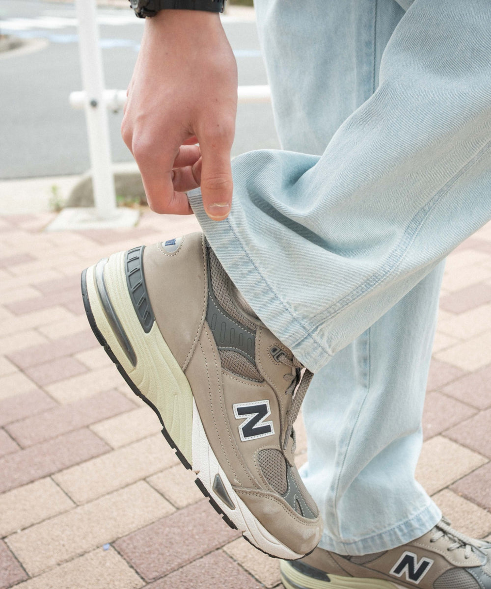 デニムイージーストレートパンツ