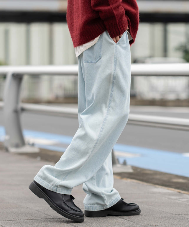 デニム淡 モデル：175cm L着用