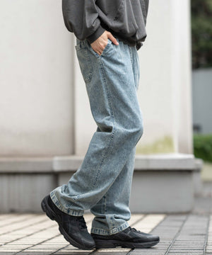 デニム淡加工  モデル：175cm L着用