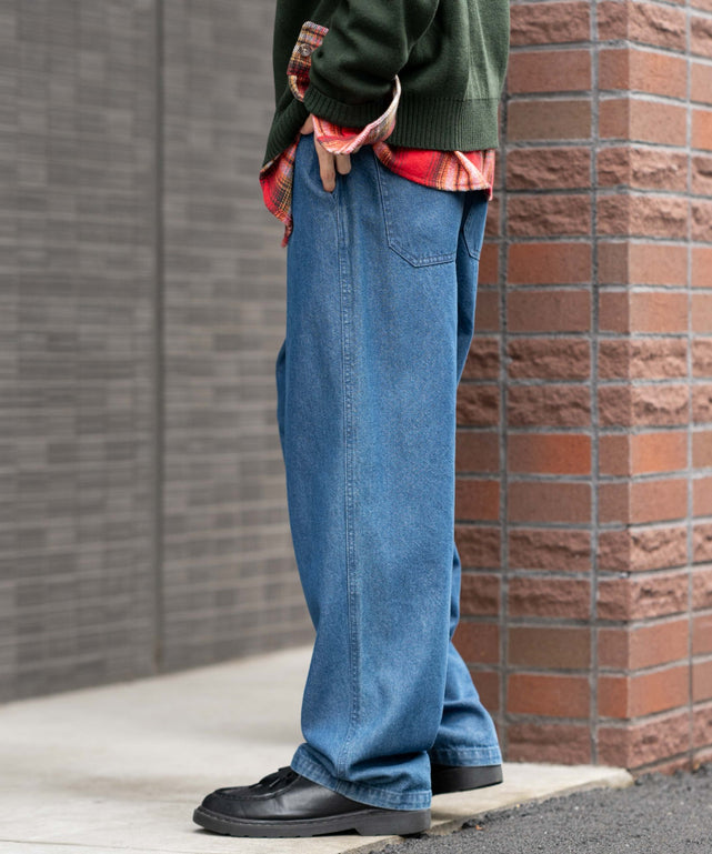 デニム中濃加工  モデル：175cm L着用
