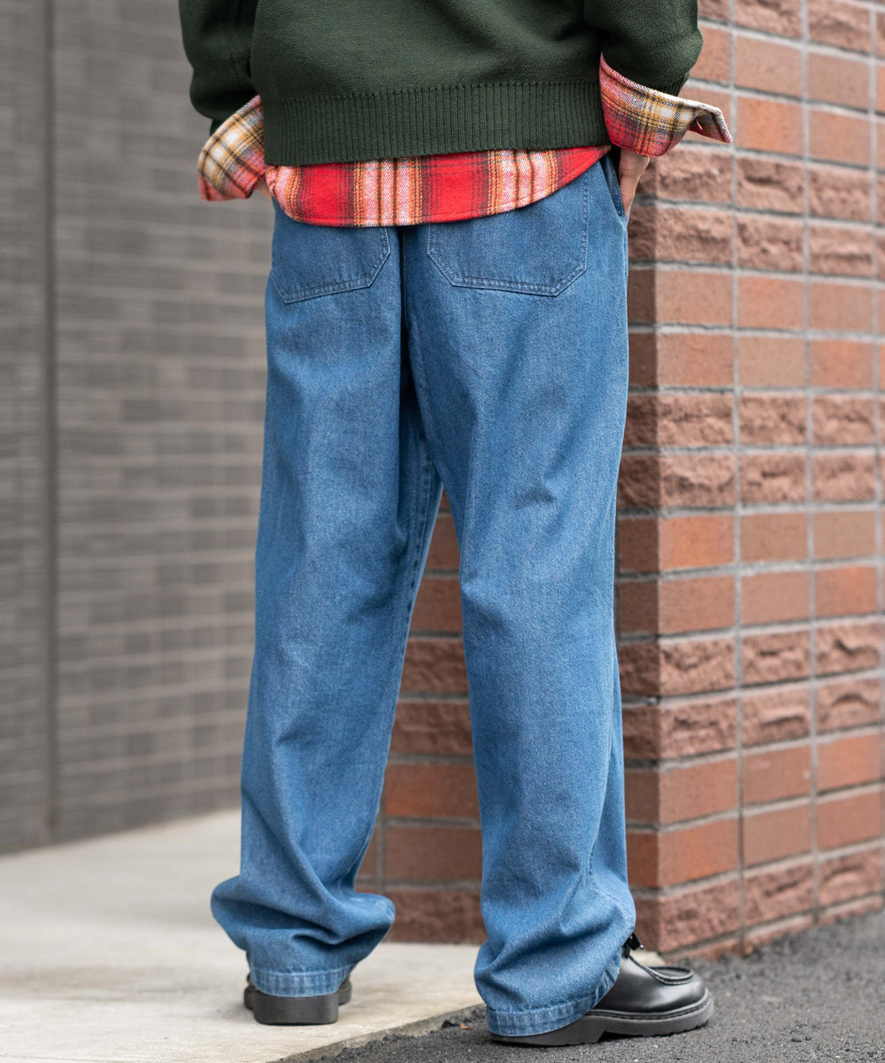 デニム中濃加工  モデル：175cm L着用