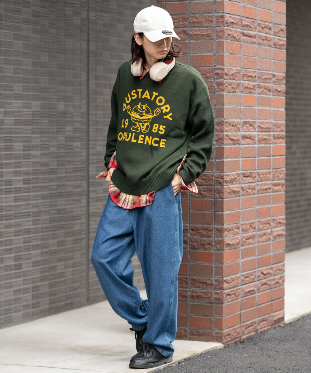 デニム中濃加工  モデル：175cm L着用