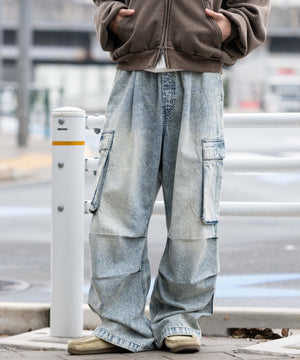 デニム淡 モデル：175cm L着用