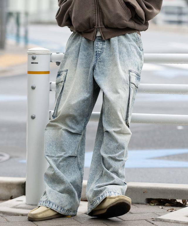 デニム淡 モデル：175cm L着用