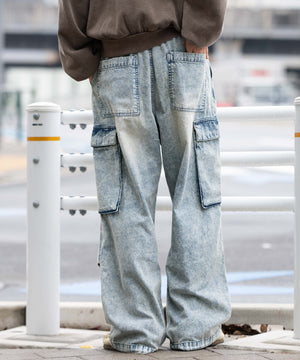 デニム淡 モデル：175cm L着用