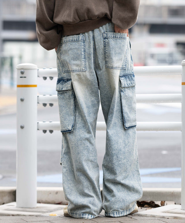 デニム淡 モデル：175cm L着用