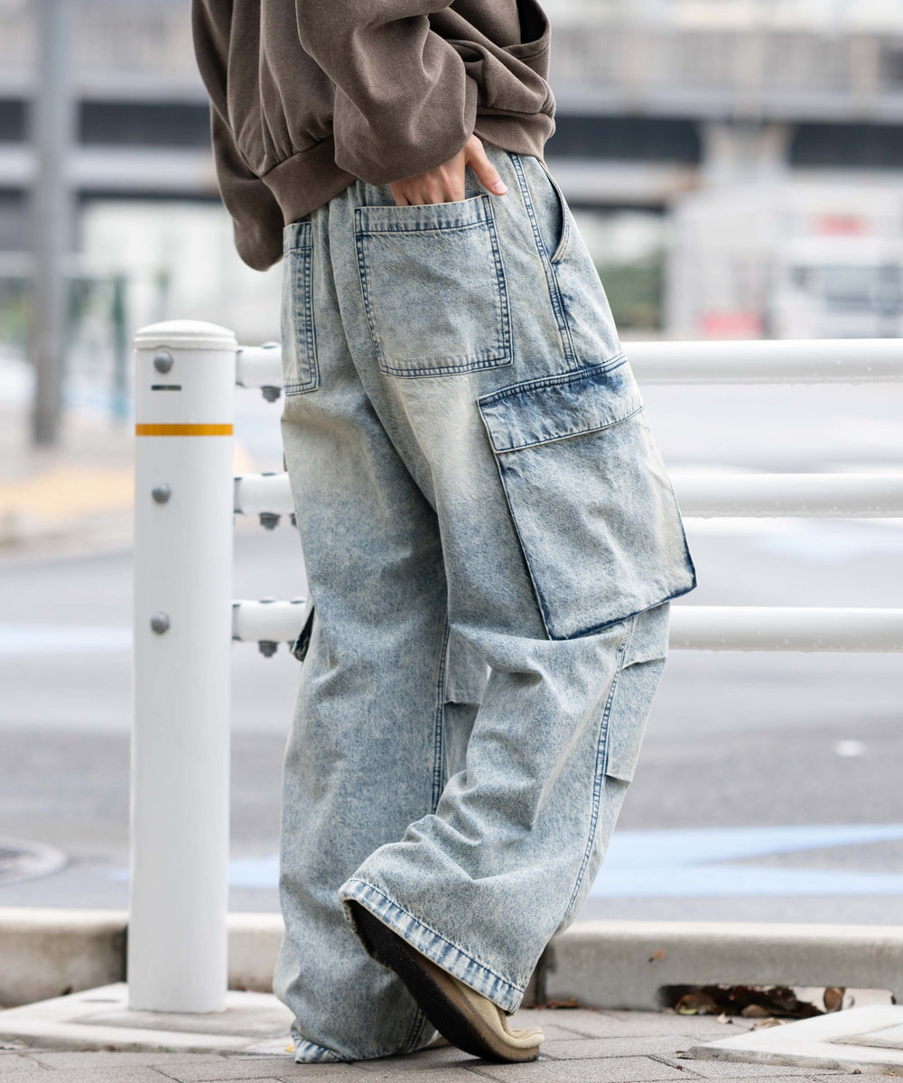 デニム淡 モデル：175cm L着用