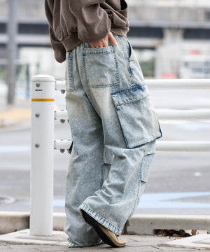 デニム淡 モデル：175cm L着用