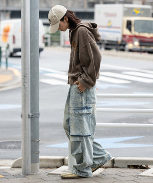 デニム淡 モデル：175cm L着用