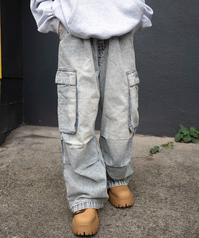 デニム淡　モデル：159cm S着用