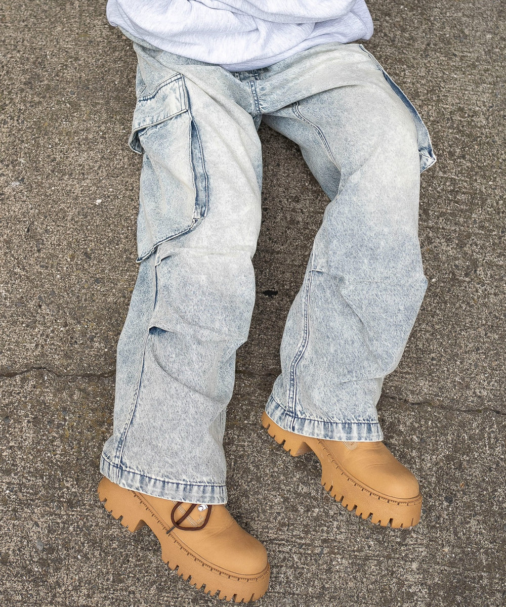 デニム淡　モデル：159cm S着用