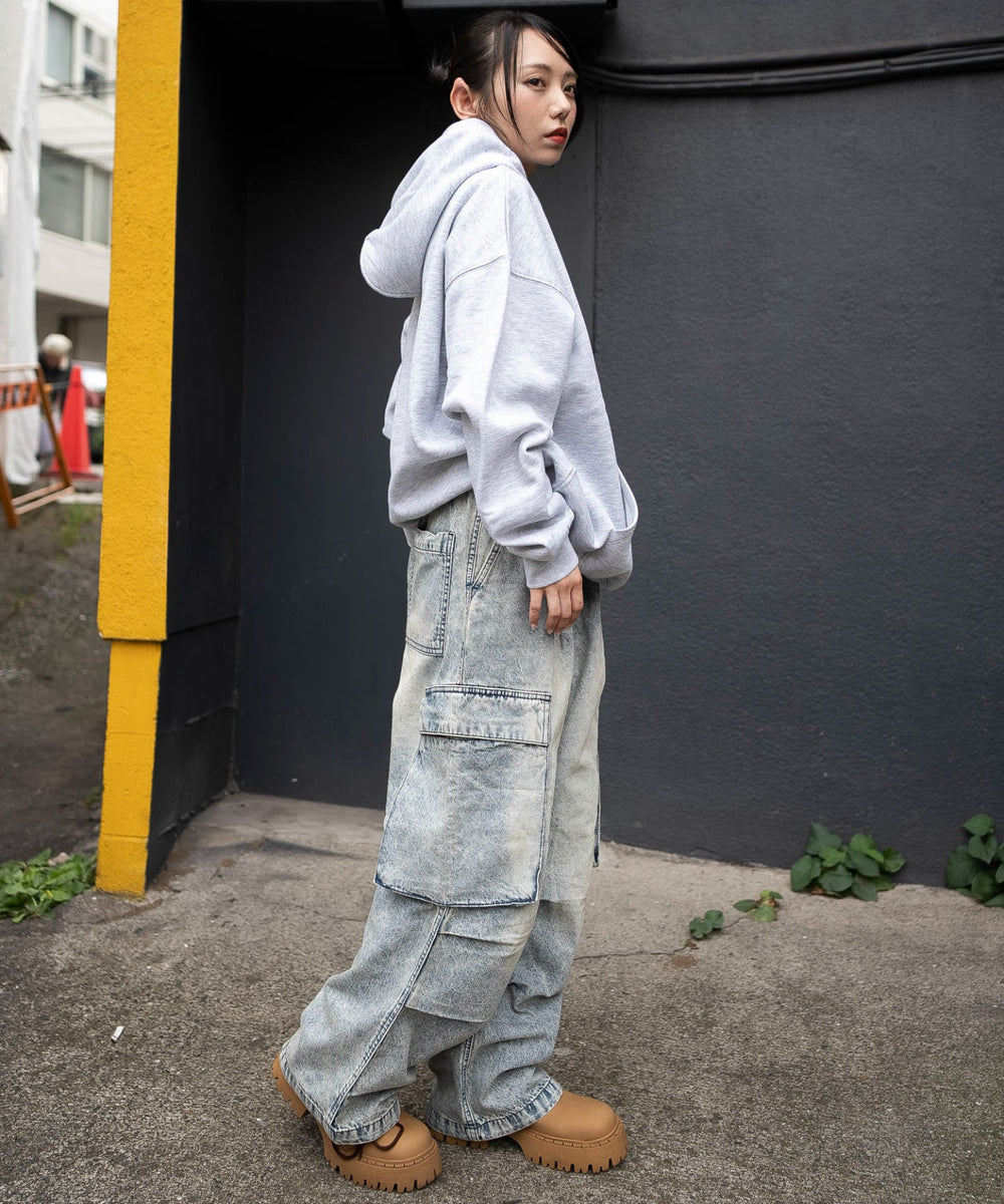 デニム淡　モデル：159cm S着用