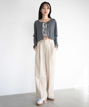 Lベージュ モデル：161cm S着用