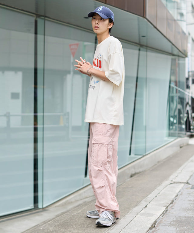 ピンク モデル：178cm L着用