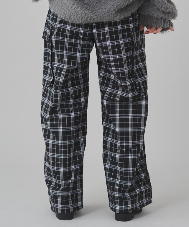 ブラックチェック 162cm S着用