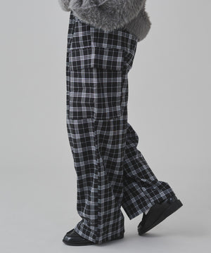 ブラックチェック 162cm S着用