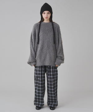 ブラックチェック 162cm S着用