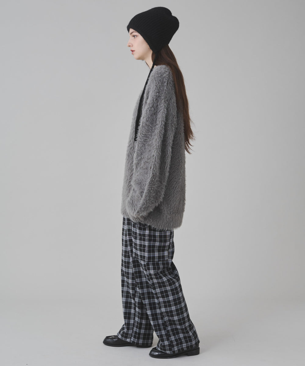 ブラックチェック 162cm S着用