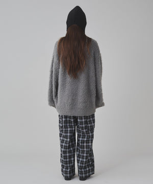 ブラックチェック 162cm S着用