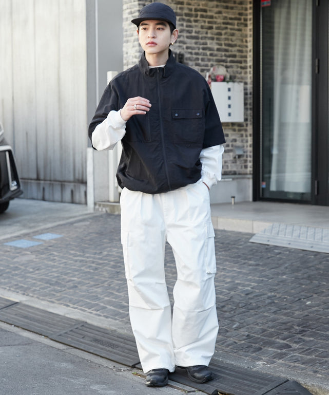 ホワイト モデル：180cm L着用