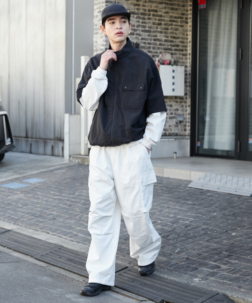 ホワイト モデル：180cm L着用