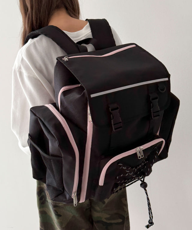 【柄1】ピンク（コードデザイン）