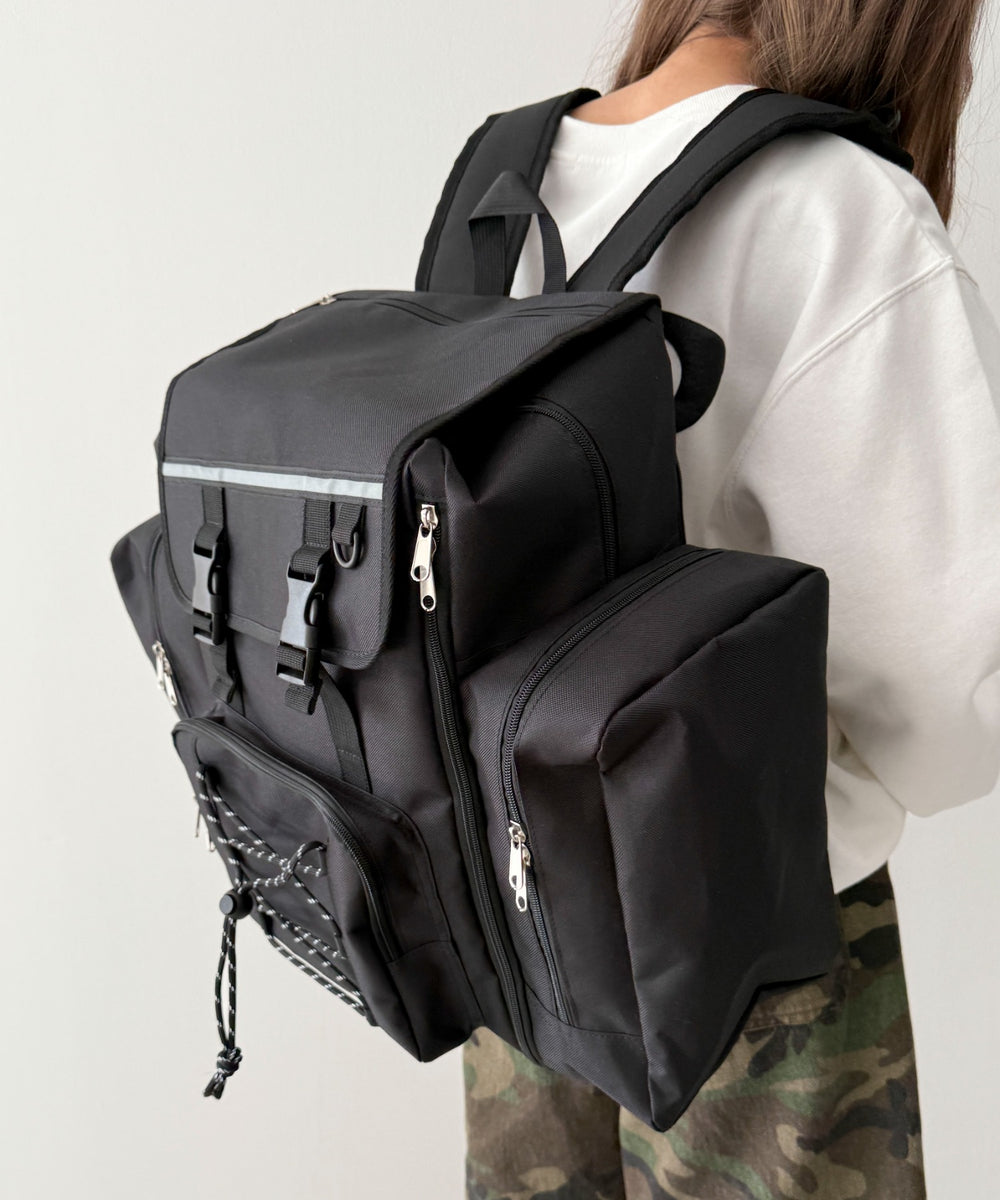 【柄2】ブラック（コードデザイン）