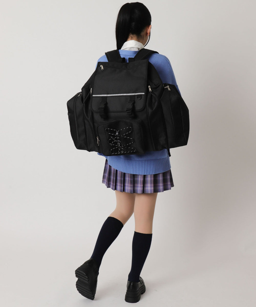 【柄2】ブラック（コードデザイン）