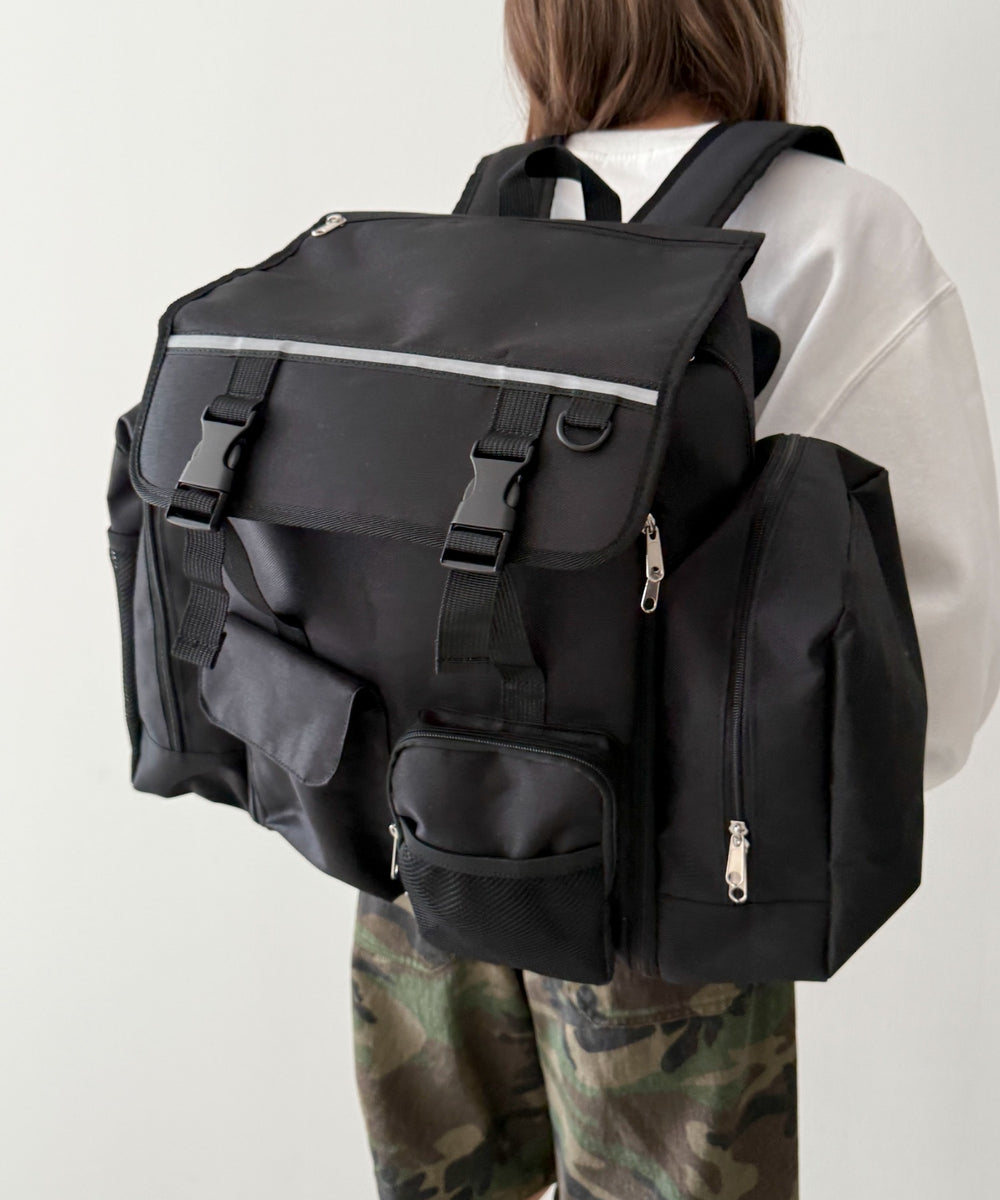 【柄4】ブラック（ポケットデザイン）