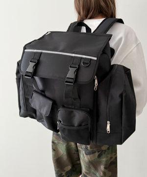 【柄4】ブラック（ポケットデザイン）