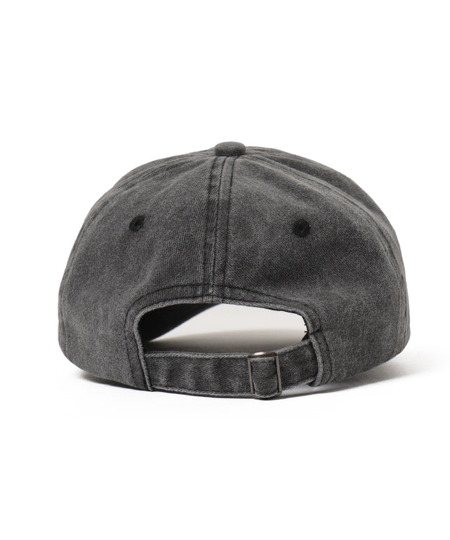 ロゴ刺繍ピグメントキャップ