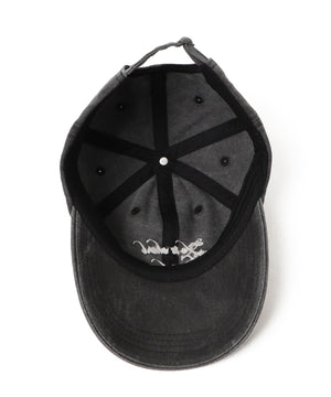 ロゴ刺繍ピグメントキャップ