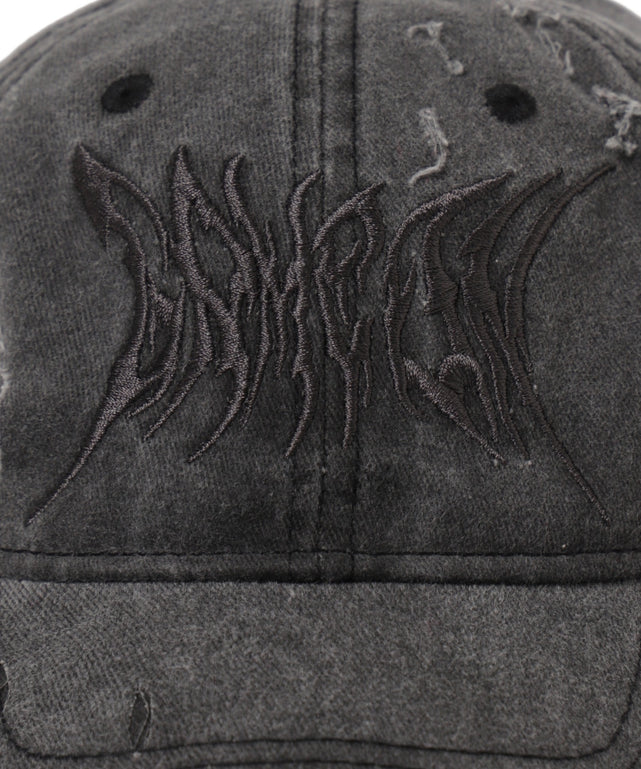 トライバルロゴダメージピグメントキャップ