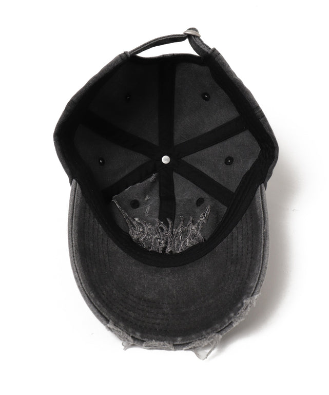 トライバルロゴダメージピグメントキャップ