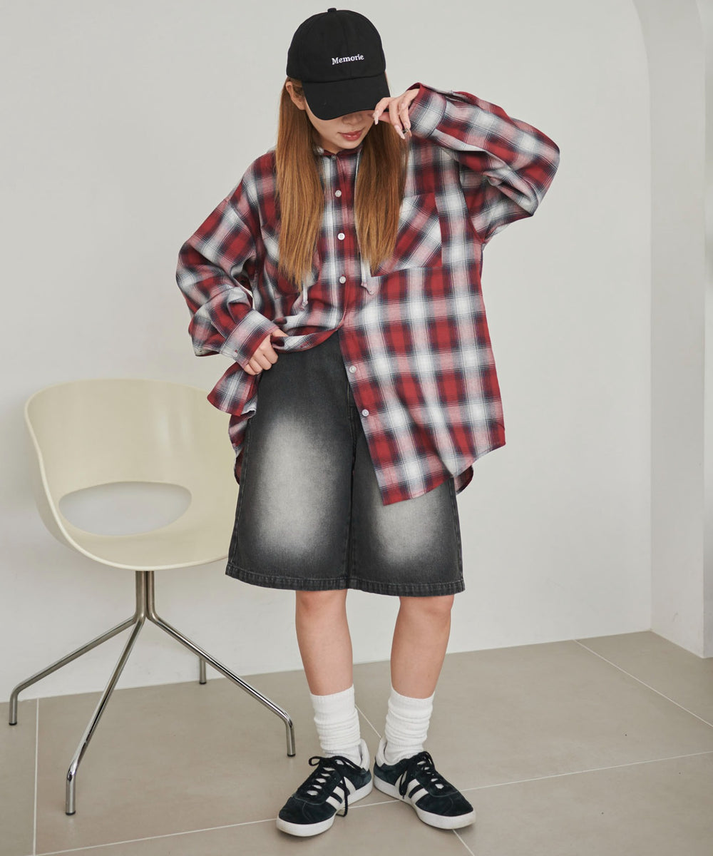 ブラック(ブラックオーバーダイ)　モデル:155cm M着用