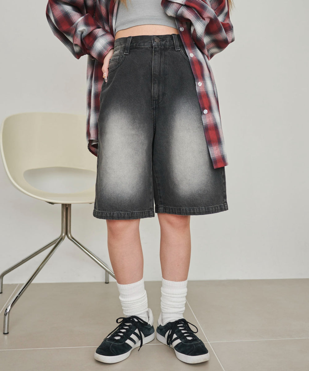 ブラック(ブラックオーバーダイ)　モデル:155cm M着用