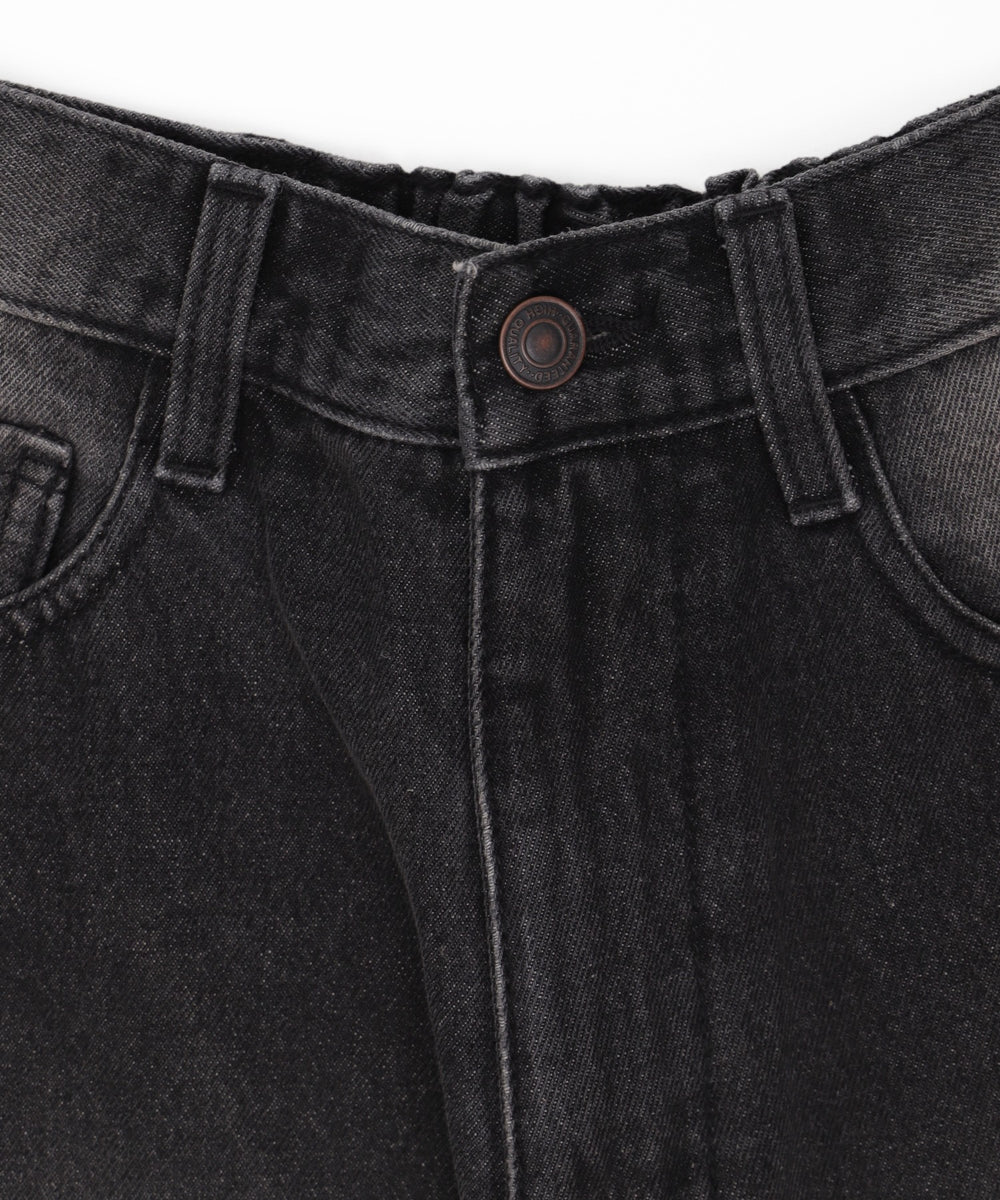 ヴィンテージウォッシュデニムハーフパンツ