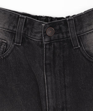 ヴィンテージウォッシュデニムハーフパンツ