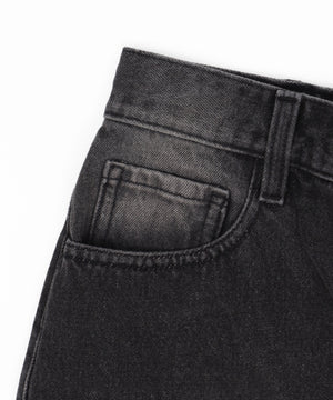 ヴィンテージウォッシュデニムハーフパンツ