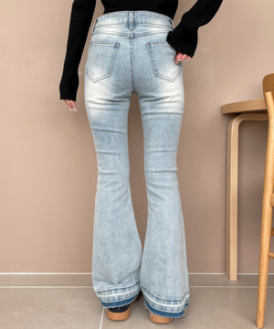 デニム淡加工 モデル：160cm M着用