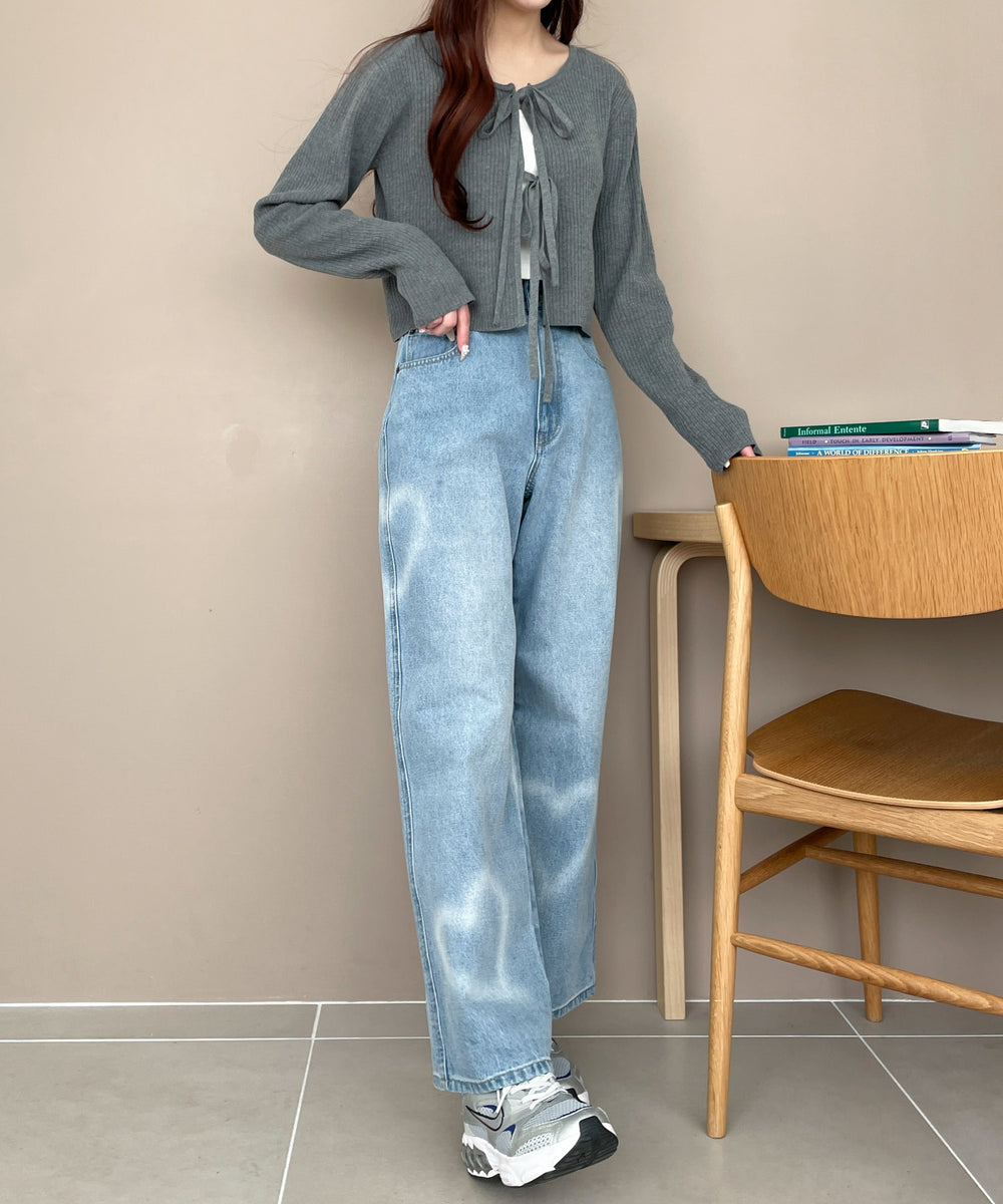 デニム淡 モデル：160cm M着用