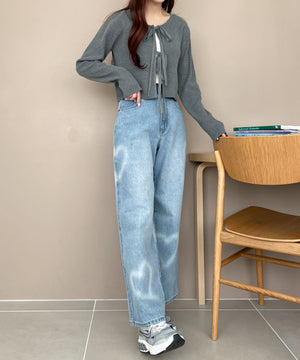 デニム淡 モデル：160cm M着用