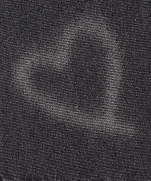 スプレーペイントストレートデニムパンツ