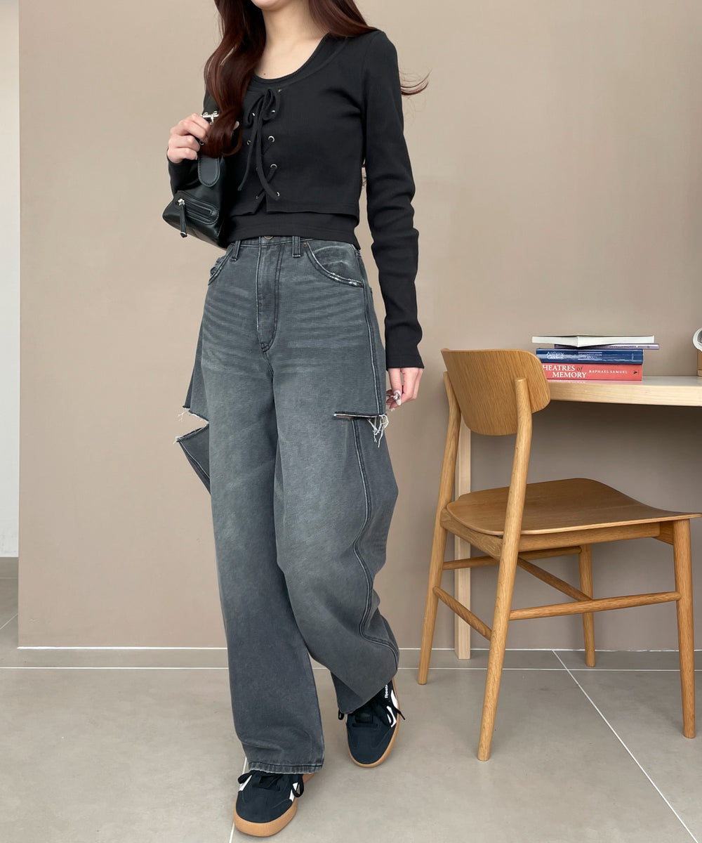 スミクロ モデル：160cm M着用