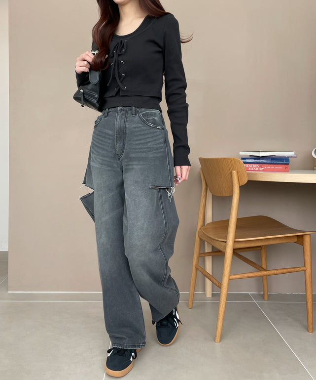 スミクロ モデル：160cm M着用