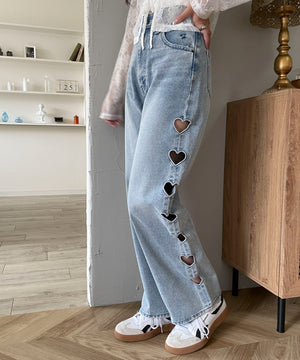 デニム淡 モデル：160cm M着用