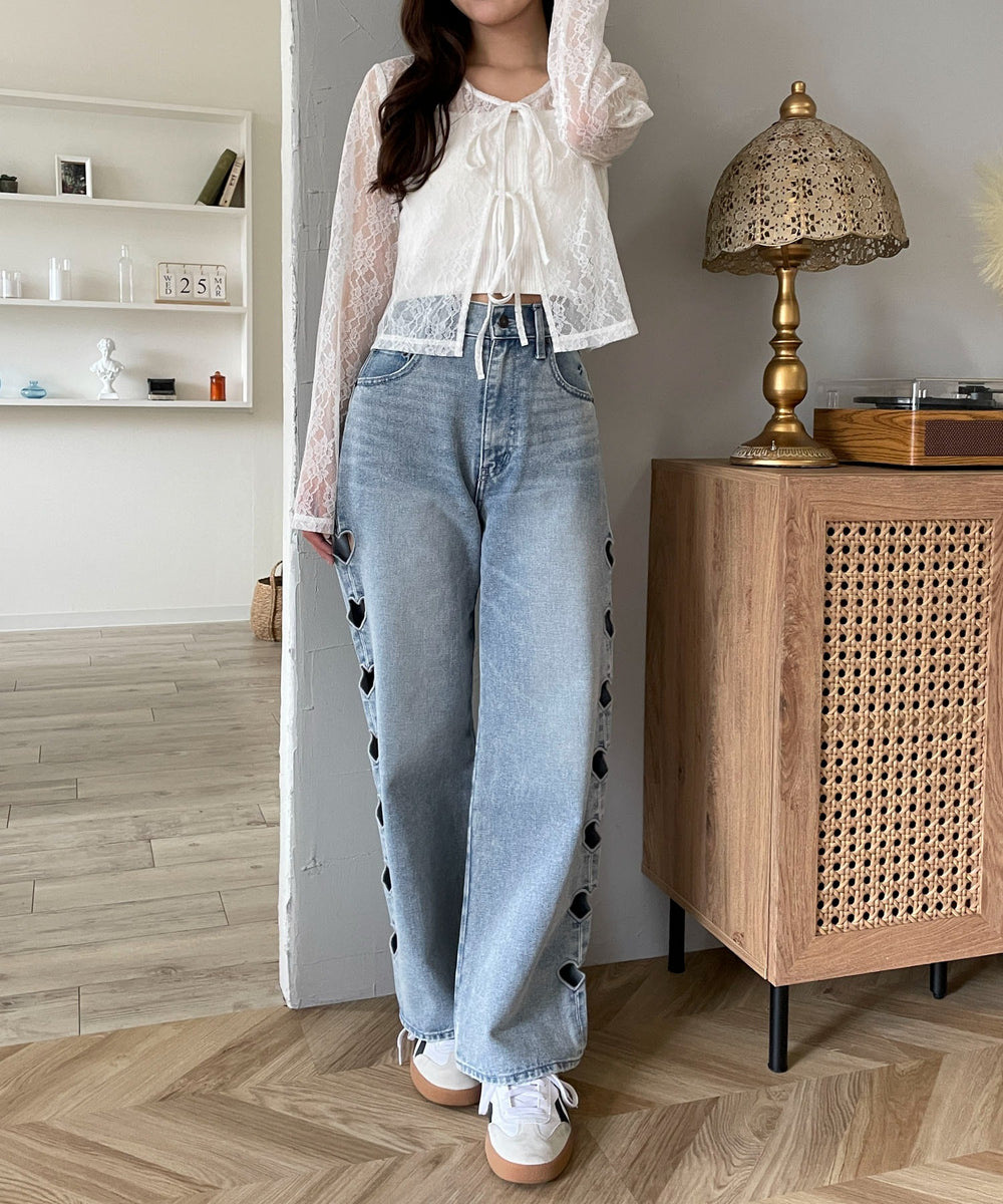 デニム淡 モデル：160cm M着用